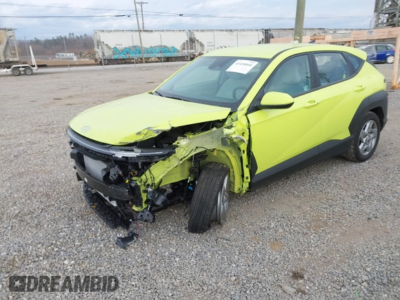 2025 Hyundai Kona SE with VIN KM8HA3AB2SU208504, listed as a IAAI auction lot 41458066 with 918 mi miles. Bid and sale history available at carsss.com. Image 17.