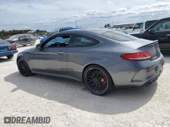 2017 Mercedes-Benz C 63 S AMG with VIN WDDWJ8HB4HF498410, listed as a Copart auction lot 76658984 with Not Provided miles and Salvage Title. Bid and sale history available at carsss.com. Image 2.