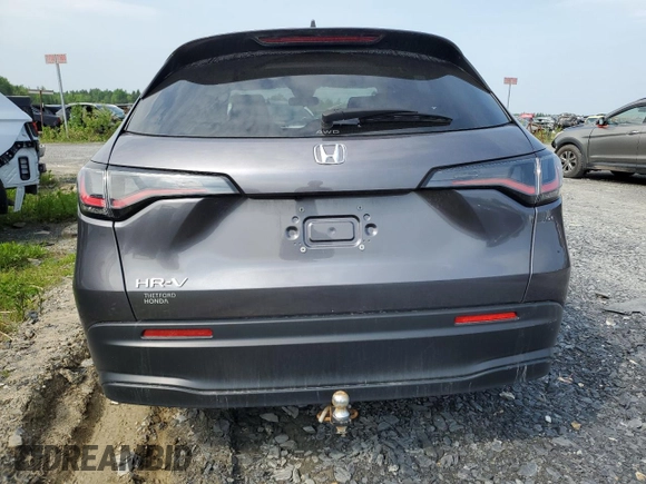 2023 Honda HR-V LX with VIN 3CZRZ2H3XPM101491, listed as a Copart auction lot 58654185 with Not provided miles and Salvage title. Bid and sale history available at DreamBid. Image 6.