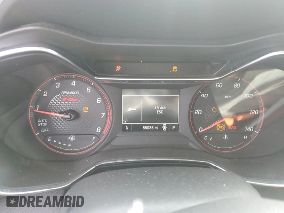 2023 Chevrolet TrailBlazer RS with VIN KL79MTSL6PB128260, listed as a Copart auction lot 52283035 with 55,086 mi miles and Salvage Title. Bid and sale history available at DreamBid. Image 9.