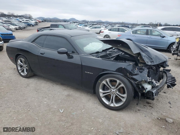 2020 Dodge Challenger R/T with VIN 2C3CDZBT0LH183899, listed as a Copart auction lot 44191205 with 36,771 mi miles and Salvage Title. Bid and sale history available at carsss.com. Image 4.