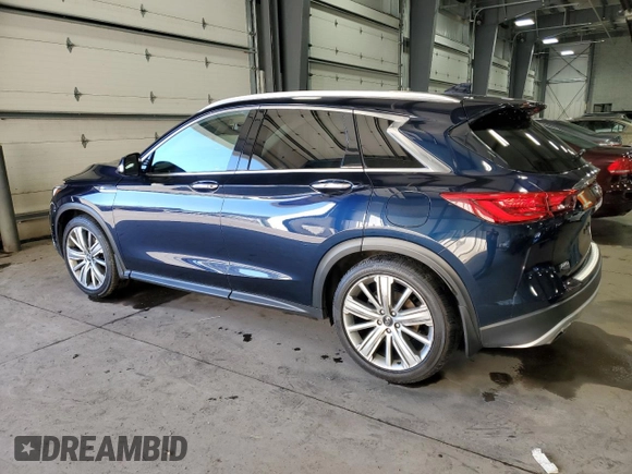 2021 Infiniti QX50 Essential с VIN 3PCAJ5CB9MF113299, выставлен на аукционе Copart как лот 41742795 с пробегом 40 258 миль миль и Списание • Salvage title. История ставок и продаж доступна на DreamBid. Изображение 2.