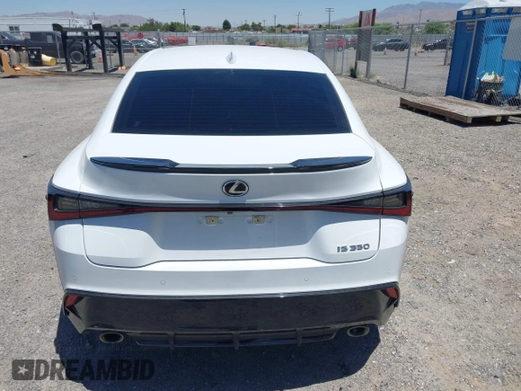 2023 Lexus IS 350 F Sport with VIN JTHGZ1B26P5071160, listed as a IAAI auction lot 42513194 with 43,539 mi miles and . Bid and sale history available at DreamBid. Image 16.