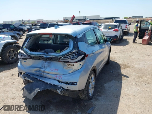 2017 Chevrolet Bolt EV LT z VIN 1G1FW6S02H4171516, wystawiony jako IAAI lot #42004692 z przebiegiem Nie podano mil oraz . Historia ofert i sprzedaży dostępna na DreamBid. Obrazek 4.