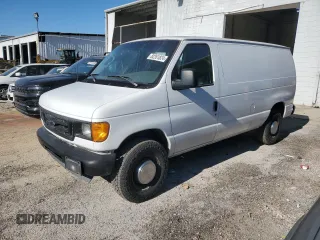 2004 Ford Econoline Cargo with VIN 1FTNE24WX4HA41065, listed as a Copart auction lot 82261824 with 206,111 mi miles and Salvage title. Bid and sale history available at DreamBid. Image 1.