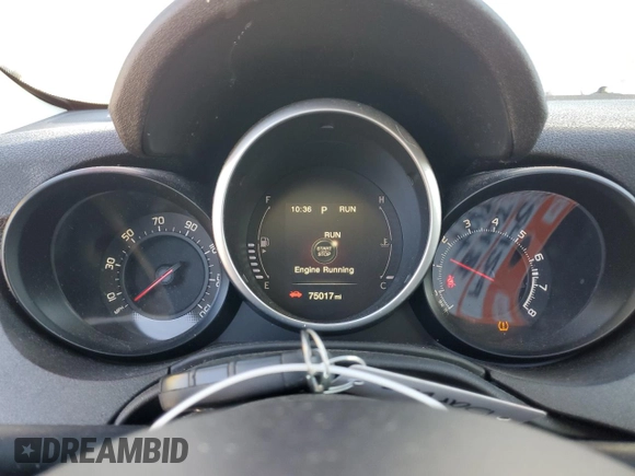 2018 FIAT 500X Urbana Edition with VIN ZFBCFXCB5JP691345, listed as a Copart auction lot 83659514 with 75,017 mi miles and Salvage Title. Bid and sale history available at carsss.com. Image 9.