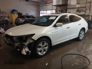 2012 Honda Crosstour EX-L with VIN 5J6TF2H57CL010853, listed as a IAAI auction lot 41507030 with 111,024 mi miles. Bid and sale history available at carsss.com. Image 2.
