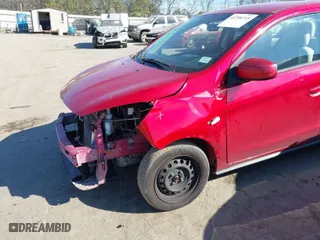 2020 Mitsubishi Mirage G4 ES with VIN ML32F3FJ7LHF04887, listed as a IAAI auction lot 41708735 with 72,512 mi miles. Bid and sale history available at carsss.com. Image 12.