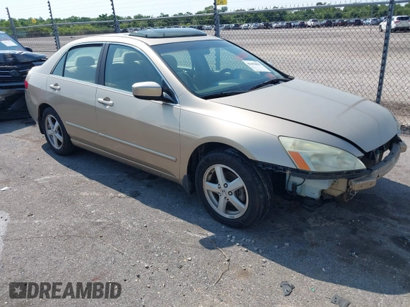 2005 Honda Accord EX z VIN 1HGCM56725A157034, wystawiony jako IAAI lot #42402809 z przebiegiem 108 936 mil mil oraz . Historia ofert i sprzedaży dostępna na DreamBid. Obrazek 1.