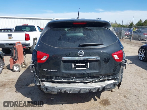2017 Nissan Pathfinder Platinum with VIN 5N1DR2MN1HC905233, listed as a IAAI auction lot 41937330 with 117,326 mi miles. Bid and sale history available at carsss.com. Image 17.