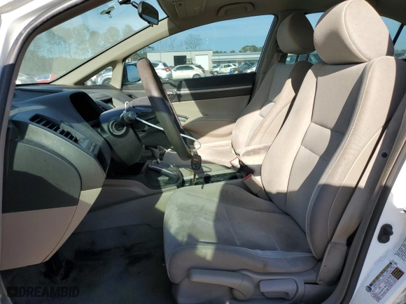 2010 Honda Civic Sdn EX with VIN 19XFA1F81AE009177, listed as a Copart auction lot 46409245 with 186,234 mi miles and Salvage Title. Bid and sale history available at carsss.com. Image 7.