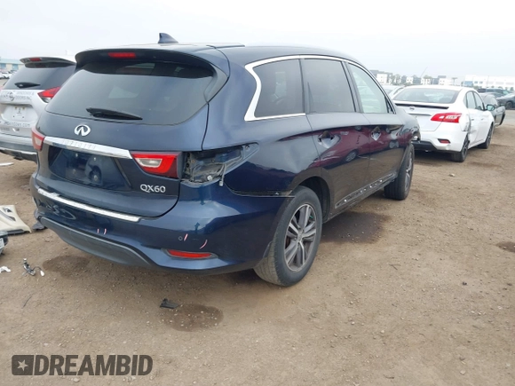 2017 Infiniti QX60 with VIN 5N1DL0MN3HC528880, listed as a IAAI auction lot 41865871 with 183,430 mi miles. Bid and sale history available at carsss.com. Image 4.