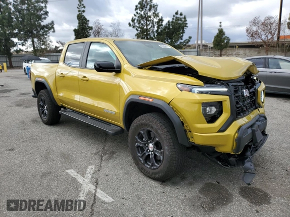 2023 GMC Canyon 2WD Elevation with VIN 1GTP5BEK9P1122916, listed as a Copart auction lot 45392895 with 12,218 mi miles and Salvage Title. Bid and sale history available at carsss.com. Image 4.