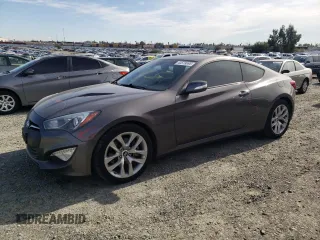 2013 Hyundai Genesis Coupe R-Spec z VIN KMHHU6KJ1DU099485, wystawiony jako Copart lot #43579695 z przebiegiem 66 801 mil mil oraz Szkoda całkowita • Salvage title. Historia ofert i sprzedaży dostępna na DreamBid. Obrazek 1.