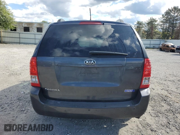 2014 Kia Sedona LX with VIN KNDMG4C77E6580218, listed as a Copart auction lot 74836914 with 159,039 mi miles and Salvage Title. Bid and sale history available at carsss.com. Image 6.