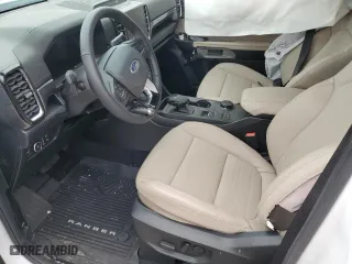 2024 Ford Ranger LARIAT with VIN 1FTER4KH6RLE01036, listed as a Copart auction lot 48386655 with 2,001 mi miles and Salvage Title. Bid and sale history available at carsss.com. Image 7.