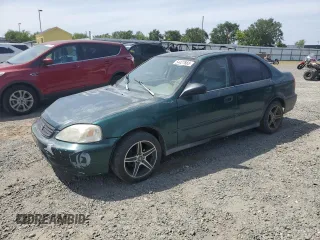 1999 Honda Civic VP z VIN 2HGEJ6618XH522162, wystawiony jako Copart lot #54427665 z przebiegiem 320 807 mil mil oraz Szkoda całkowita • Salvage title. Historia ofert i sprzedaży dostępna na DreamBid. Obrazek 1.