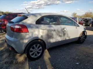 2014 Kia Rio EX with VIN KNADN5A35E6323017, listed as a Copart auction lot 75566694 with 117,996 mi miles and Salvage Title. Bid and sale history available at carsss.com. Image 3.