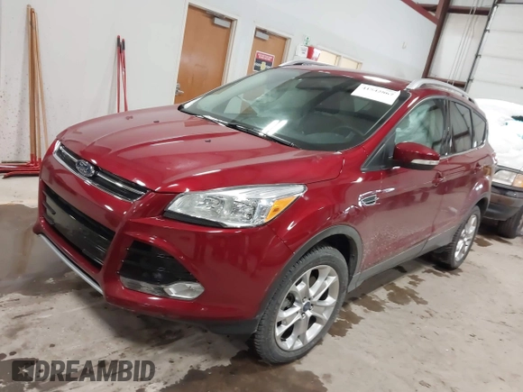 2014 Ford Escape Titanium with VIN 1FMCU9J9XEUA51732, listed as a IAAI auction lot 41542867 with 44,141 mi miles. Bid and sale history available at carsss.com. Image 17.