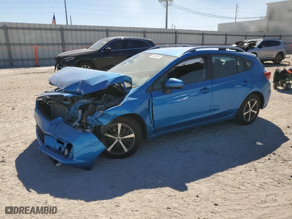2022 Subaru Impreza Premium with VIN 4S3GTAV6XN3715527, listed as a Copart auction lot 49606845 with 0 mi miles and Non Repairable. Bid and sale history available at carsss.com. Image 1.