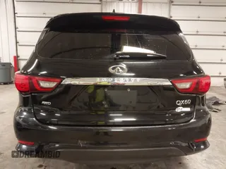 2019 Infiniti QX60 Luxe with VIN 5N1DL0MMXKC565309, listed as a IAAI auction lot 42184987 with 129,985 mi miles and . Bid and sale history available at DreamBid. Image 17.