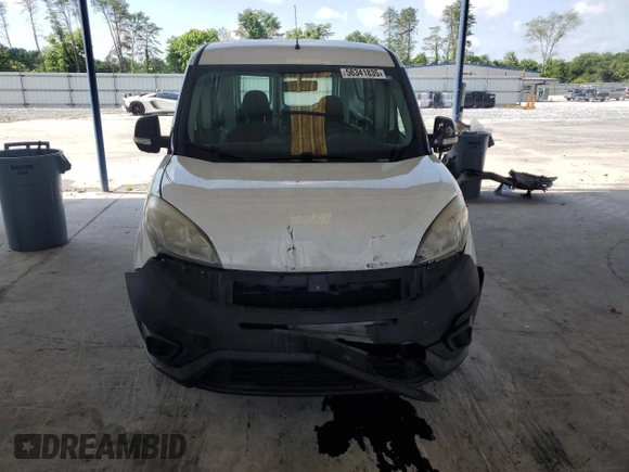 2017 Ram ProMaster City Cargo Tradesman with VIN ZFBERFAB5H6G61892, listed as a Copart auction lot 56341835 with 201,231 mi miles and Salvage title. Bid and sale history available at DreamBid. Image 5.