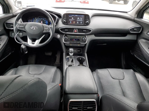 2019 Hyundai Santa Fe Limited with VIN 5NMS5CAD6KH133975, listed as a Copart auction lot 81969714 with 99,275 mi miles and Salvage Title. Bid and sale history available at carsss.com. Image 8.