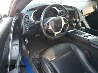 2016 Chevrolet Corvette Z51 1LT with VIN 1G1YH2D72G5104736, listed as a Copart auction lot 69770934 with 68,667 mi miles and Salvage Title. Bid and sale history available at carsss.com. Image 8.