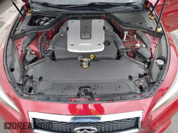 2014 Infiniti Q50 Premium with VIN JN1BV7AR5EM704052, listed as a IAAI auction lot 41155726 with 100,830 mi miles. Bid and sale history available at carsss.com. Image 10.