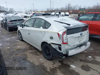 2013 Toyota Prius One with VIN JTDKN3DU1D5617151, listed as a IAAI auction lot 41602568 with 86,318 mi miles. Bid and sale history available at carsss.com. Image 3.