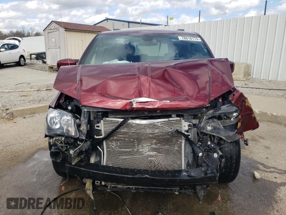 2020 Dodge Grand Caravan SE with VIN 2C4RDGBG5LR233736, listed as a Copart auction lot 78018174 with 38,864 mi miles and Salvage Title. Bid and sale history available at DreamBid. Image 5.