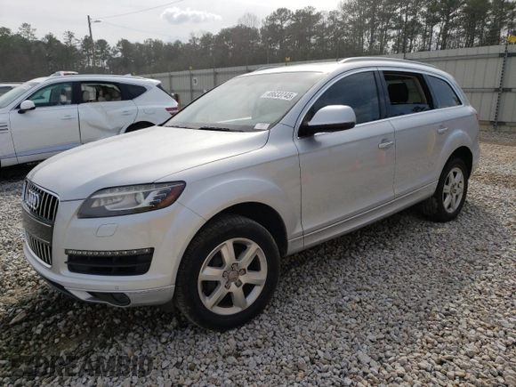 2013 Audi Q7 3.0T Premium Plus with VIN WA1LGAFEXDD006804, listed as a Copart auction lot 48633745 with 160,224 mi miles and Salvage Title. Bid and sale history available at carsss.com. Image 1.