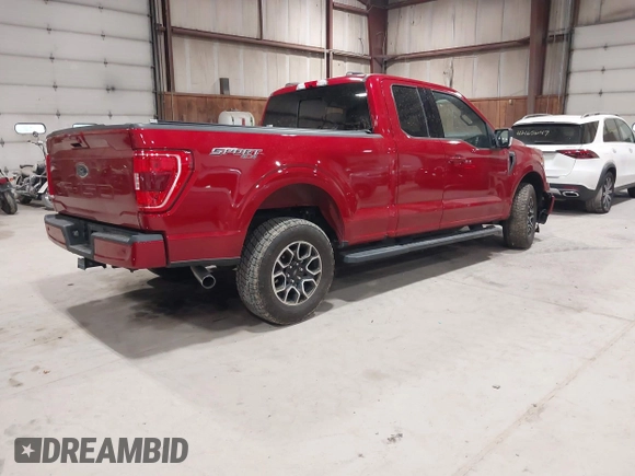 2021 Ford F-150 XL with VIN 1FTFX1E55MFA44207, listed as a IAAI auction lot 42179647 with 67,900 mi miles and . Bid and sale history available at DreamBid. Image 4.