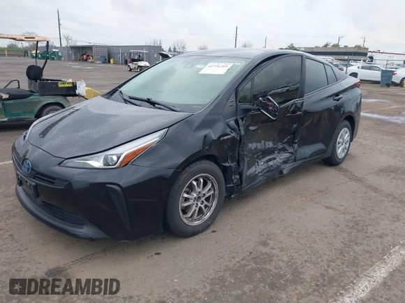 2022 Toyota Prius L Eco with VIN JTDKAMFU8N3188361, listed as a IAAI auction lot 41726369 with 48,517 mi miles and . Bid and sale history available at DreamBid. Image 2.