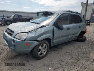 2007 Hyundai Tucson GLS with VIN KM8JM12B27U493059, listed as a Copart auction lot 66892704 with 36,562 mi miles and Salvage Title. Bid and sale history available at carsss.com. Image 1.