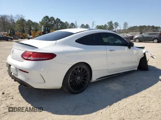 2018 Mercedes-Benz C 43 AMG with VIN WDDWJ6EB2JF612080, listed as a Copart auction lot 48630235 with 72,563 mi miles and Salvage title. Bid and sale history available at DreamBid. Image 3.