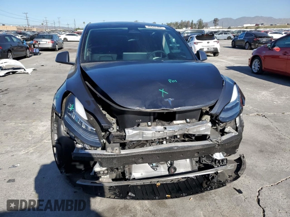 2023 Tesla Model Y Long Range with VIN 7SAYGDEE6PA032862, listed as a Copart auction lot 46542405 with 12,181 mi miles and Salvage Title. Bid and sale history available at DreamBid. Image 5.
