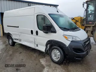 2023 Ram ProMaster Cargo with VIN 3C6LRVDG9PE535246, listed as a Copart auction lot 45709465 with 86,093 mi miles and Salvage Title. Bid and sale history available at DreamBid. Image 4.