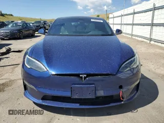2023 Tesla Model S with VIN 5YJSA1E58PF531121, listed as a Copart auction lot 63683355 with Not provided miles and Salvage title. Bid and sale history available at DreamBid. Image 5.