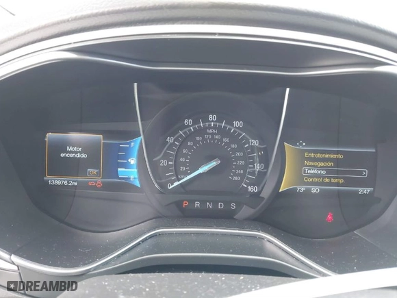 2016 Ford Fusion SE with VIN 3FA6P0H73GR185734, listed as a IAAI auction lot 41683530 with 138,976 mi miles. Bid and sale history available at carsss.com. Image 7.
