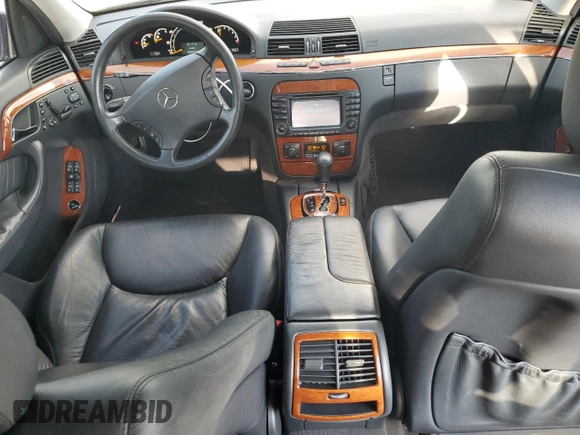 2003 Mercedes-Benz S-Class 4.3L with VIN WDBNG70J03A374222, listed as a Copart auction lot 76971614 with 80,966 mi miles and Salvage Title. Bid and sale history available at carsss.com. Image 8.