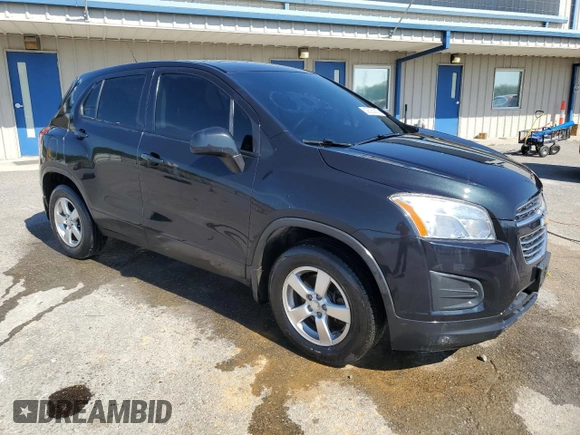 2016 Chevrolet Trax LS with VIN KL7CJNSBXGB722478, listed as a Copart auction lot 52825205 with 103,711 mi miles and Clean Title. Bid and sale history available at carsss.com. Image 4.