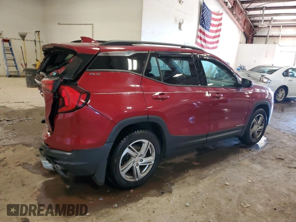 2019 GMC Terrain SLE with VIN 3GKALTEX6KL176385, listed as a Copart auction lot 75203414 with 112,325 mi miles and Salvage Title. Bid and sale history available at carsss.com. Image 3.