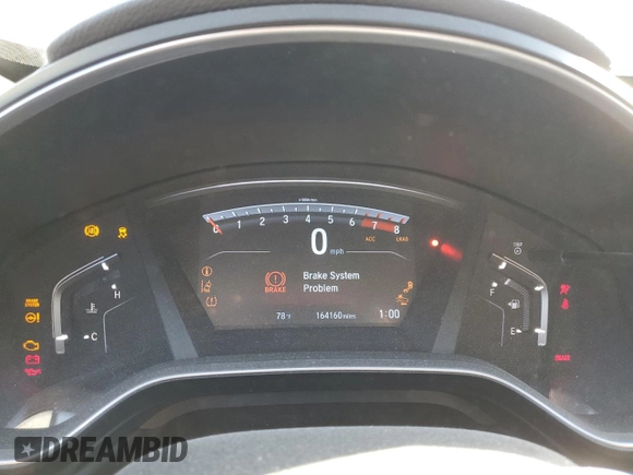 2017 Honda CR-V EX-L with VIN 2HKRW1H83HH500187, listed as a Copart auction lot 46850925 with 164,160 mi miles and Clean Title. Bid and sale history available at DreamBid. Image 9.