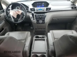 2013 Honda Odyssey EX-L with VIN 5FNRL5H62DB048370, listed as a Copart auction lot 63013465 with 129,552 mi miles and Salvage title. Bid and sale history available at DreamBid. Image 8.