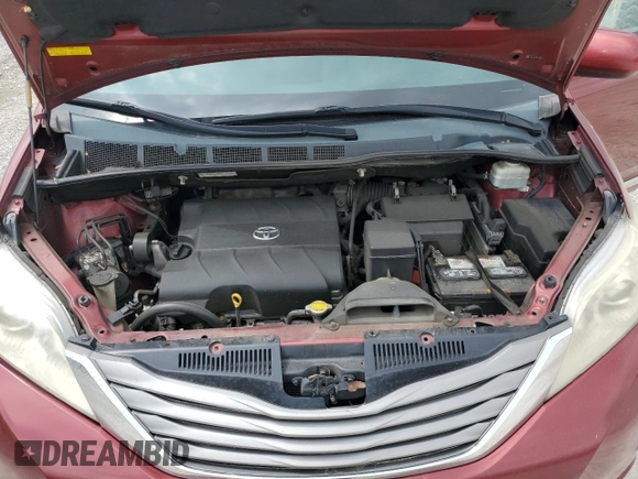 2011 Toyota Sienna XLE AAS with VIN 5TDYK3DC8BS115982, listed as a Copart auction lot 57791955 with 275,440 mi miles and Non repairable. Bid and sale history available at DreamBid. Image 12.