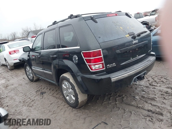 2009 Jeep Grand Cherokee Limited with VIN 1J8HR58T89C541970, listed as a IAAI auction lot 41189623 with 74,161 mi miles. Bid and sale history available at carsss.com. Image 3.