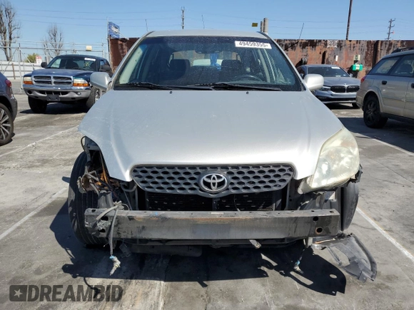 2004 Toyota Matrix Std with VIN 2T1KR32E14C214662, listed as a Copart auction lot 49459355 with 243,651 mi miles and Salvage Title. Bid and sale history available at carsss.com. Image 5.