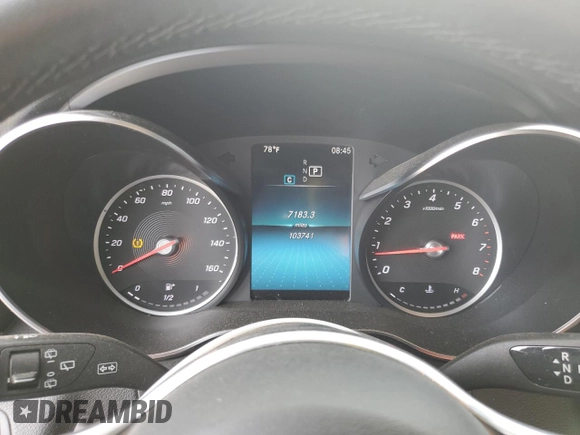2020 Mercedes-Benz GLC 300 with VIN WDC0G8DB6LF687339, listed as a Copart auction lot 58053285 with 103,741 mi miles and Clean title. Bid and sale history available at DreamBid. Image 9.