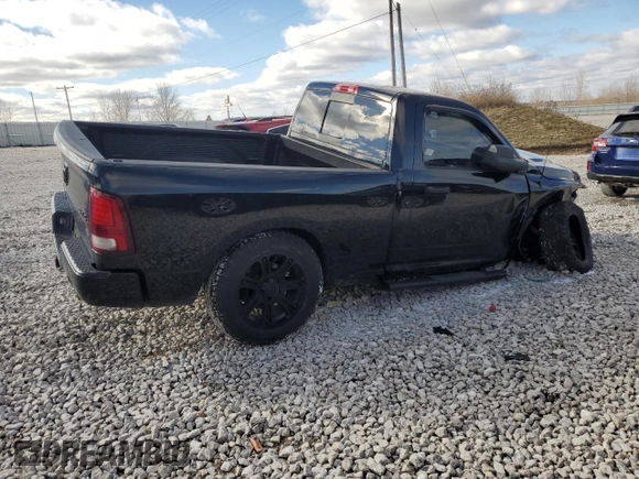 2014 Ram 1500 Tradesman z VIN 3C6JR7AT6EG178677, wystawiony jako Copart lot #47951635 z przebiegiem Nie podano mil oraz Czysty tytuł • Clean title. Historia ofert i sprzedaży dostępna na DreamBid. Obrazek 3.